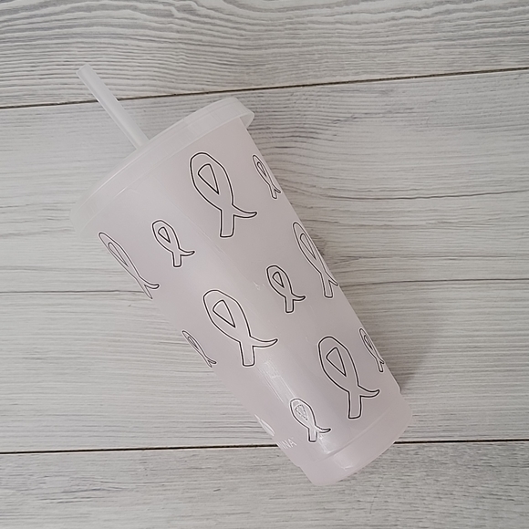 Custom Breast Cancer Awareness Color Changing Cup / Tumbler - Picture 5 of 5